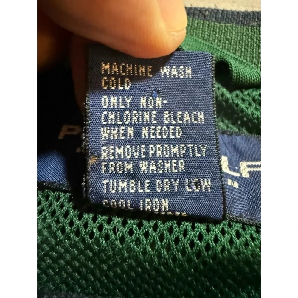 Polo Golf Ralph Lauren Jacket Adult XL‎ Green Logo Pullover Long Sleeve Mens